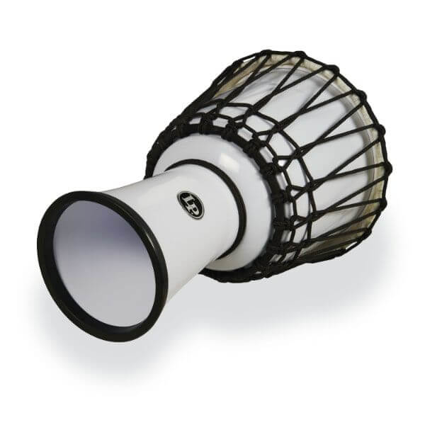 aDawliah Shop LP® LP1607 White 7INCH ROPE TUNED CIRCLE DJEMBE WITH
