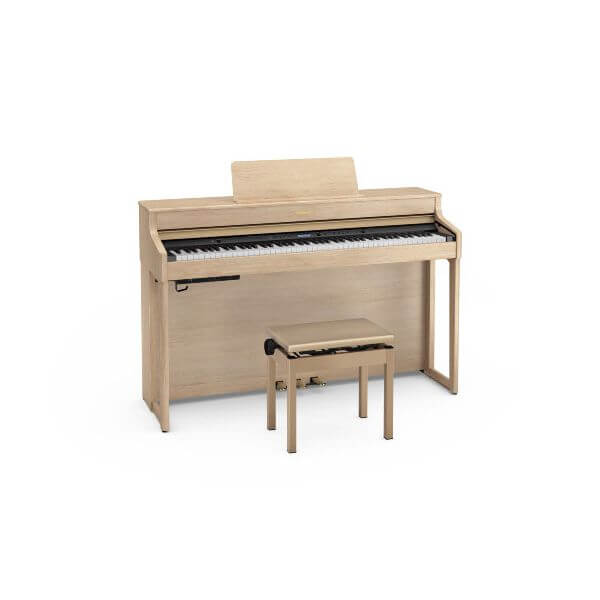 aDawliah Shop Roland HP702 Digital Piano Light Oak