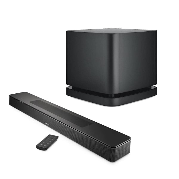aDawliah Shop Bose Smart Soundbar 600-Black  Bass Module 500 Subwoofer -Black